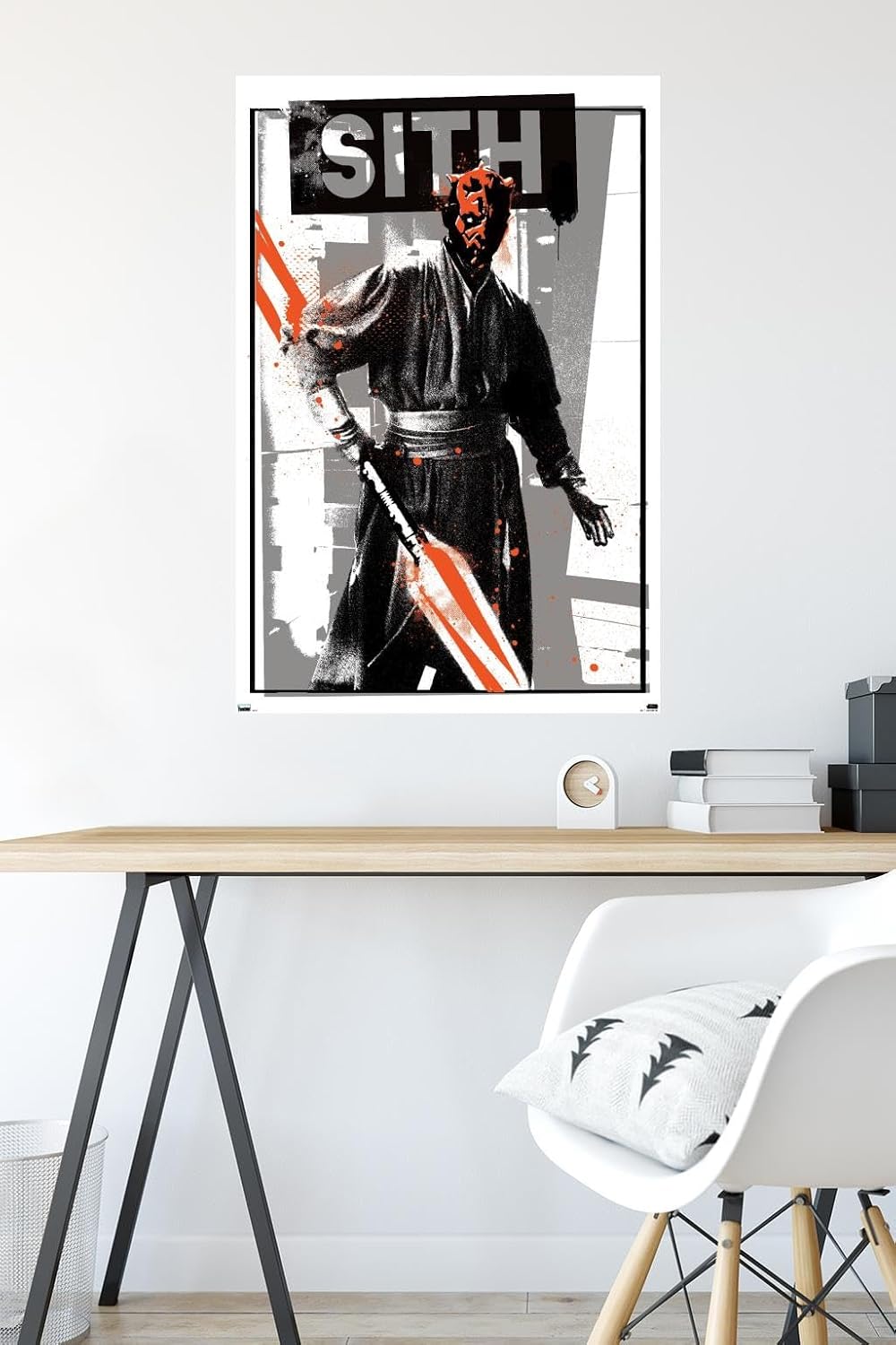 Trends International Star Wars: The Phantom Menace - Darth Maul Glitch Wall Poster, 34L x 22.4W, Premium Unframed Version