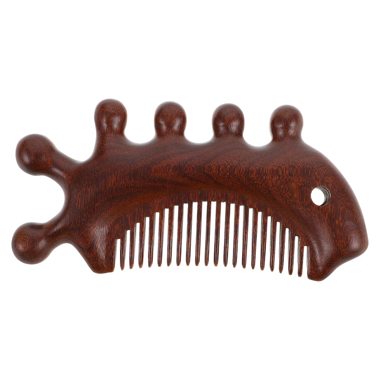 TOYANDONA Handmade Sandalwood Comb for Scalp Massage and Hair Care Portable Wooden Head Massager Tool for Gua Sha