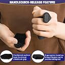 PROBEROS Lifting Grips, 1 Pair Hand Pads for Deadlifts & Pull-Ups, Black gallery image
