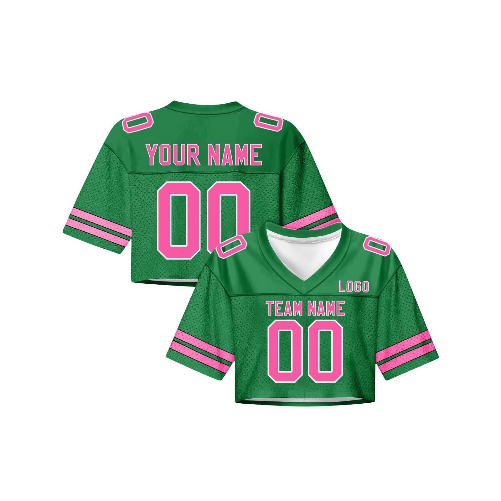 Personalisiert American Football Trikot für Damen Custom Jerseys mit Name Nummer Logo Personalisierte Spieltrikots T-Shirt Kurz Atmungsaktiv Training Sporthemden