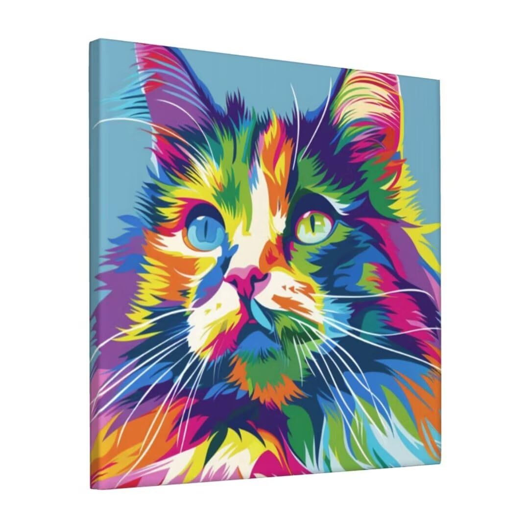 Amazon.com: Cat Cute Paint by Numbers for Adults Beginners, DIY
