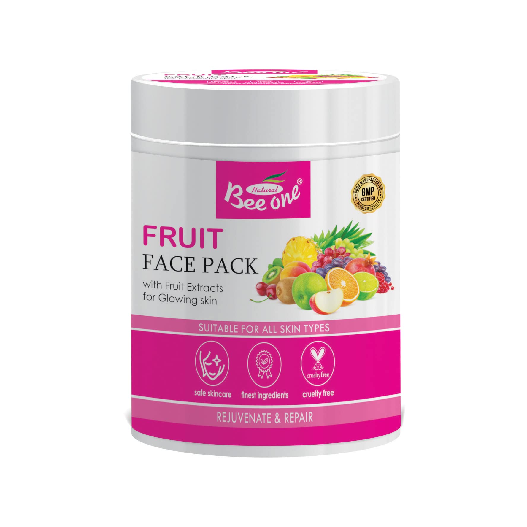 BEE ONE MIX FRUIT FACE PACK 500 ML