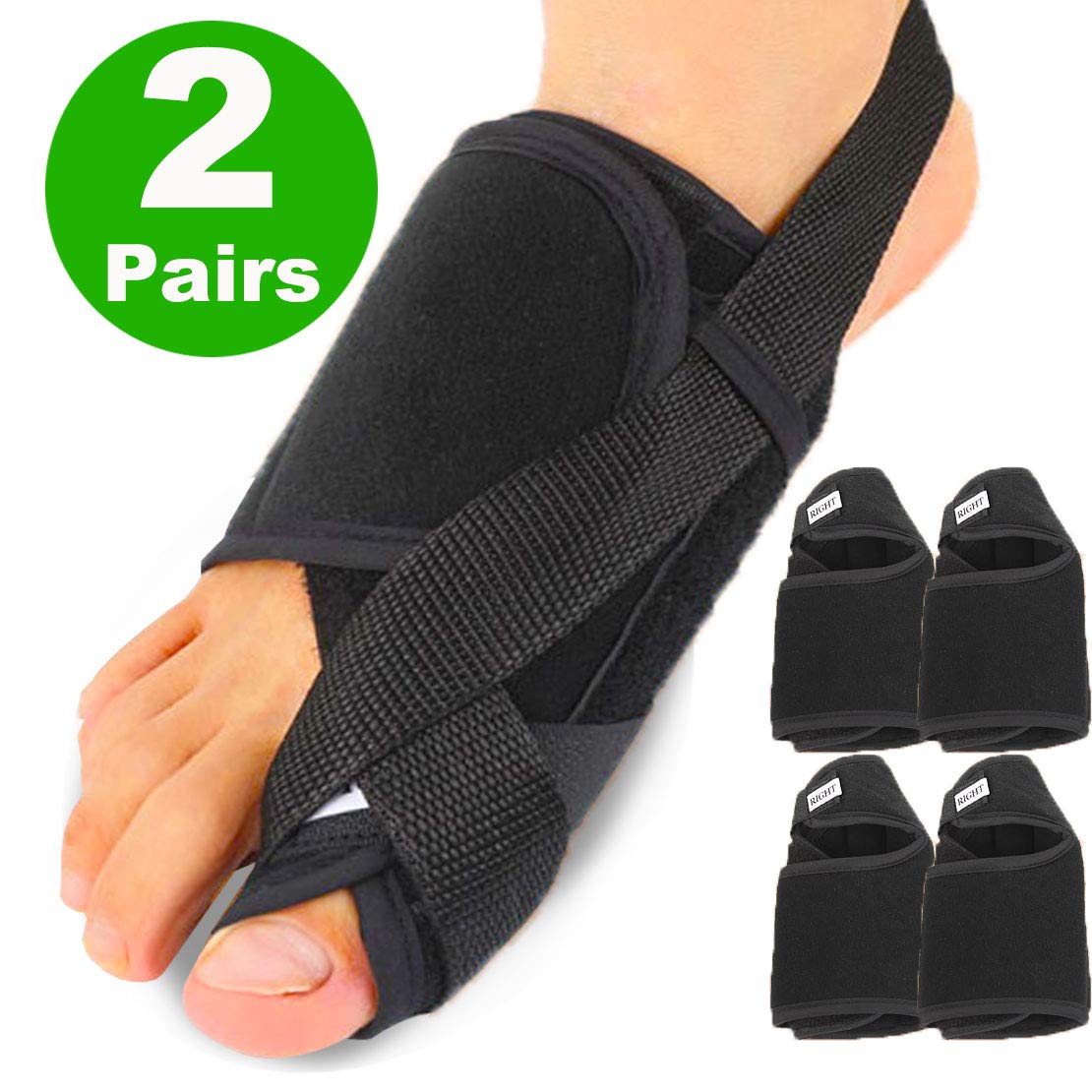 Buy Syellowafter Bunion Brace 2 Pairs Big Toe Bunion Corrector Straightener with Orthopedic