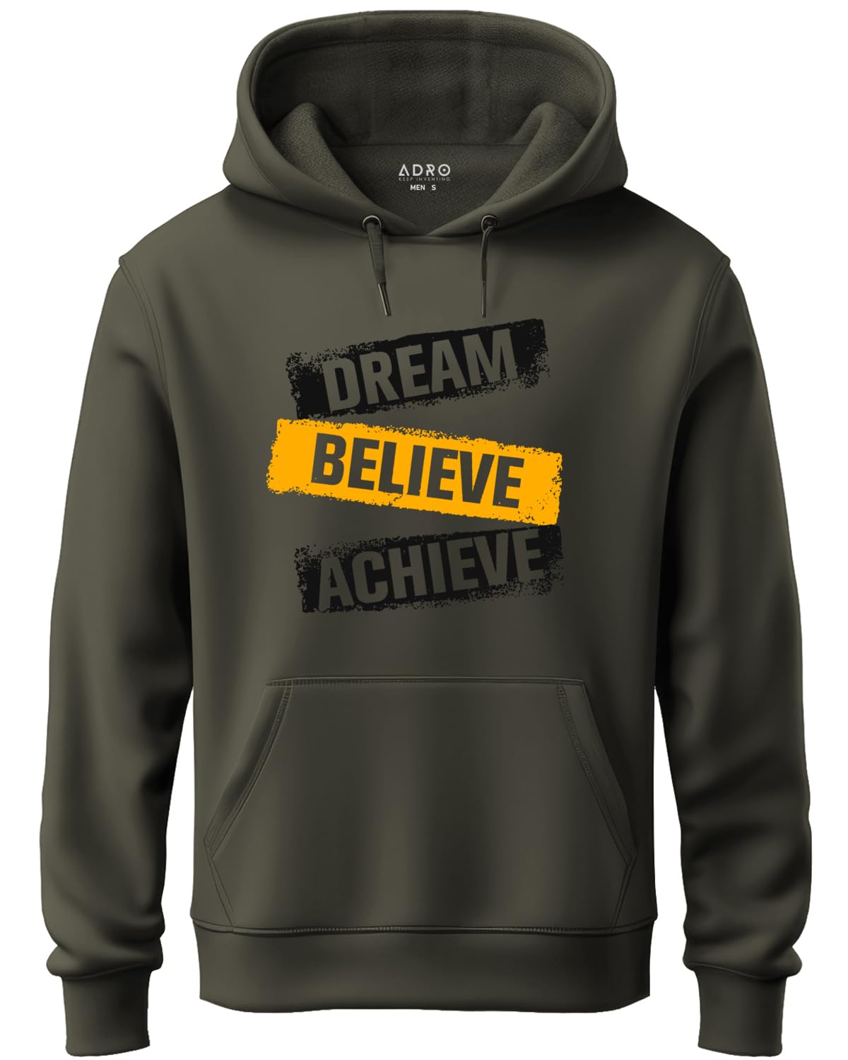 ADROMen's Cotton Hooded Hoodie