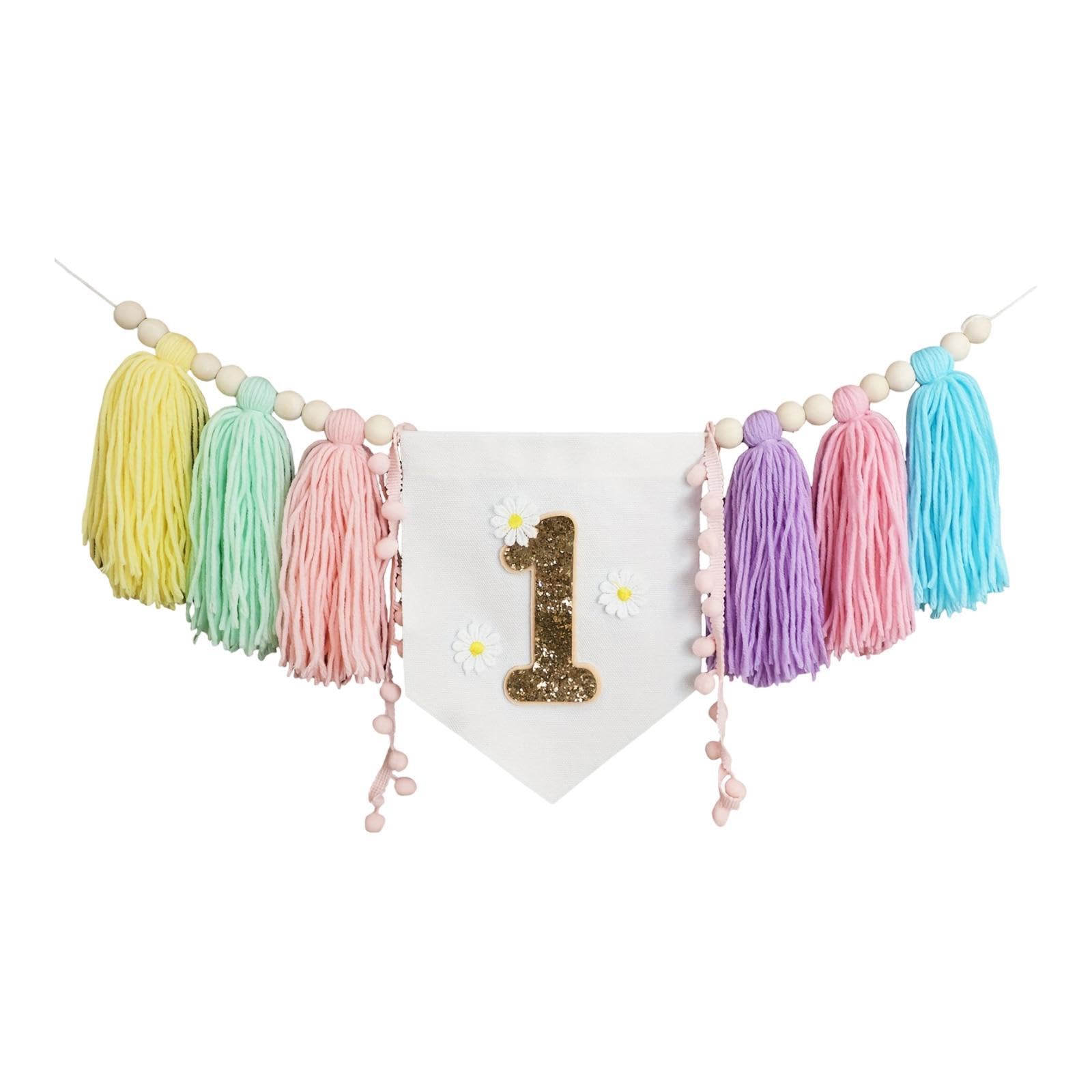 ATORSE™ 1ST Birthday High Chair Mark Decorative Holiday Birthday Party Decorations Style C-image-16