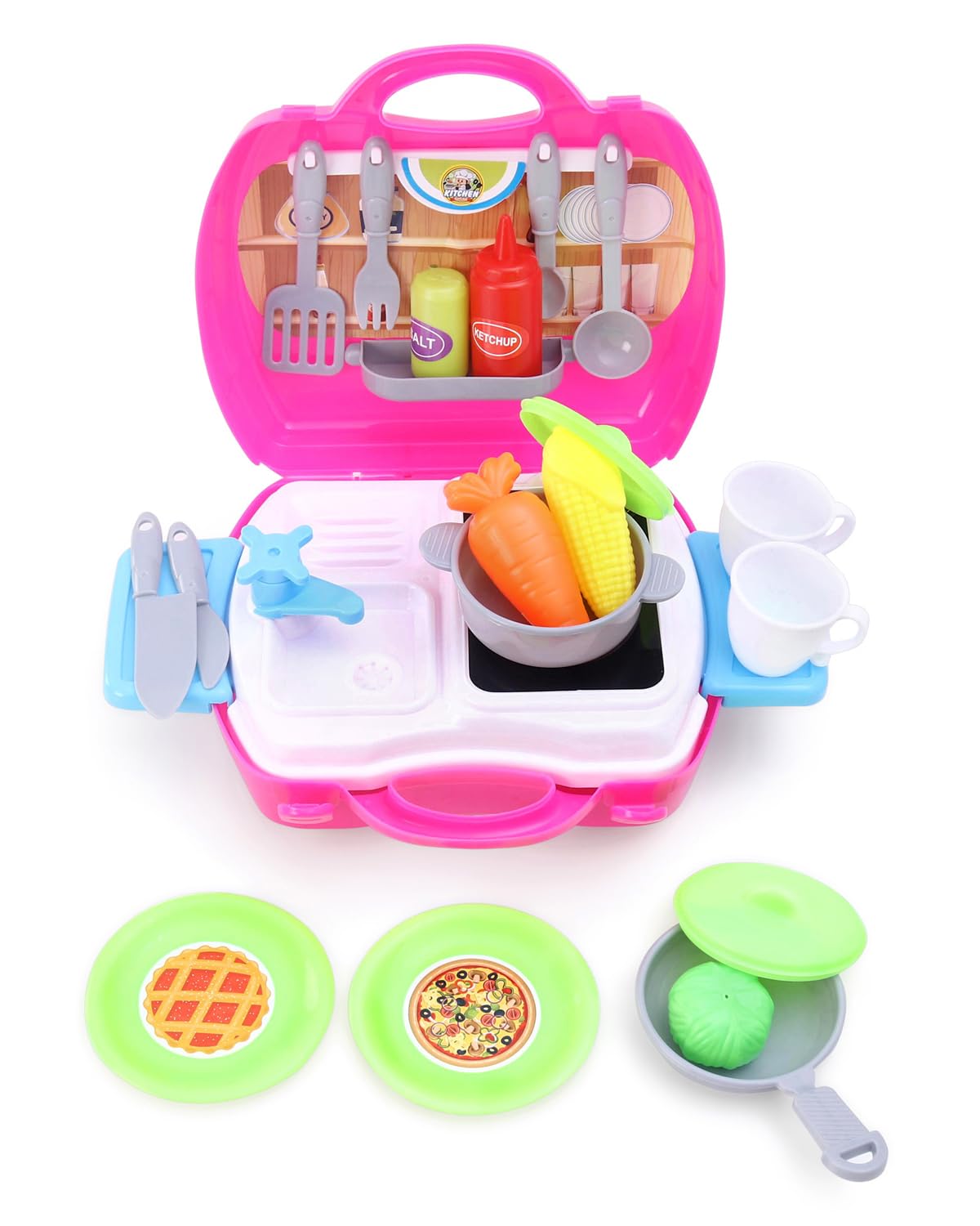 See full amazon price history chart for Play Nation 28 Pcs Chef Home Kitchen Suitcase Premium Playset for Boys & Girls|Portable Kitchen Accessories Briefcase Pretend Play Toy for Kids | Birthday Gift | BIS Certified Play Nation 28 Pcs Chef Home Kitchen Suitcase Premium Playset for Boys & Girls|Portable Kitchen Accessories Briefcase Pretend Play Toy for Kids | Birthday Gift | BIS Certified (B0CBXJK5NM) Amazon Price History, Amazon Price Tracker