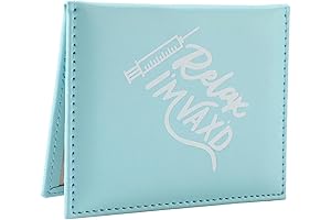 Adorable Leather Vaccine Card Protector