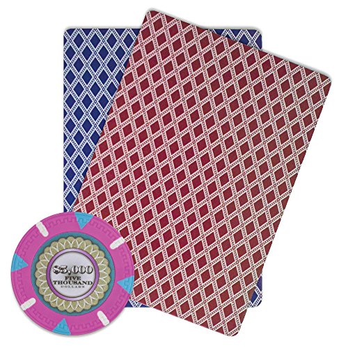 Claysmith Gaming The Mint Poker Chip Heavyweight 13.5-gram Clay Composite – Pack of 50 ($5000 Pink)