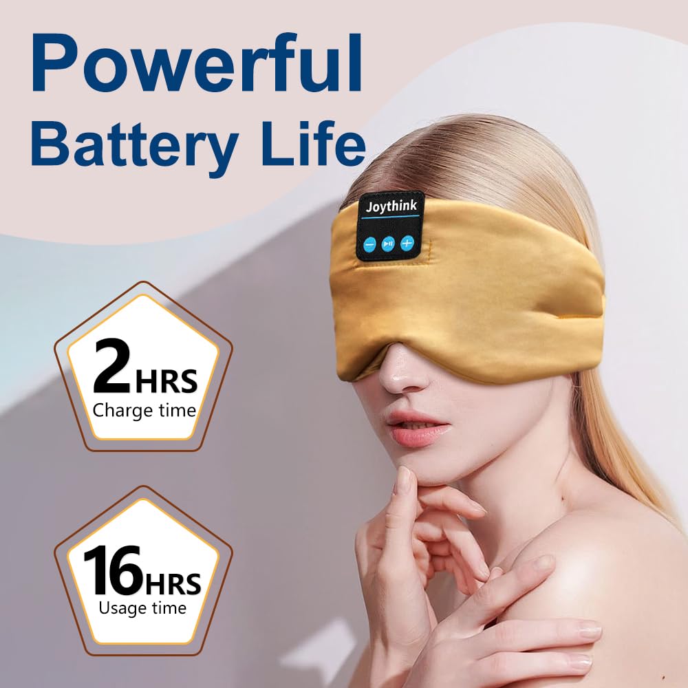 Joythink Cuffie Per Dormire Maschera Gli Occhi Senza Fili Bambini In Seta Wireless Con Altoparlante Regolabile Auricolari Lateralmente 1058005196