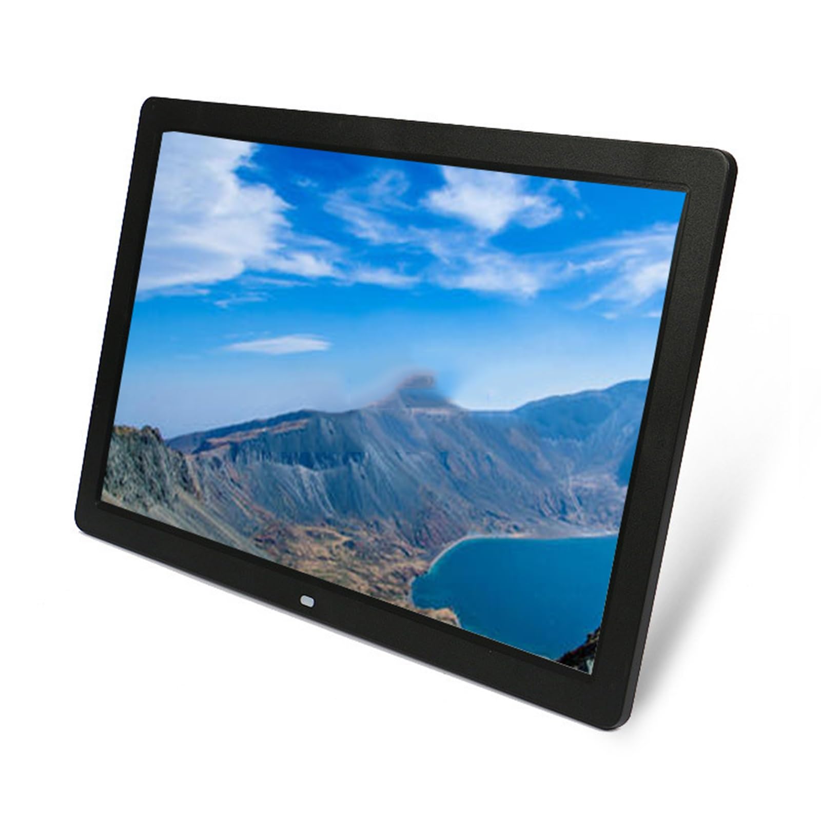 MYUYEE 17-Inch Hd Widescreen Digital Photo Frame With Hdmi Interface, Wall-Mountable (Black)