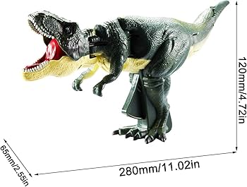 Amazon.co.jp: 恐竜のおもちゃ サイドアタック 頭が300°回転可能