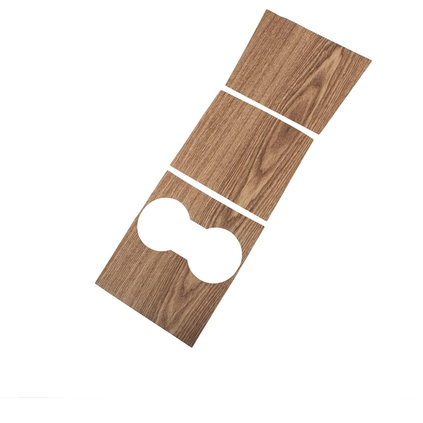 Cover up Scratches for Tesla Model 3 Y Car Accessory Wood Console Grain Accessories Center Wrap Sticker