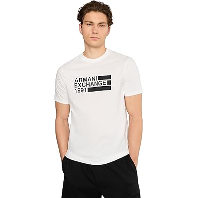 Armani Exchange Short Sleeve Jersey Block Tee Slim