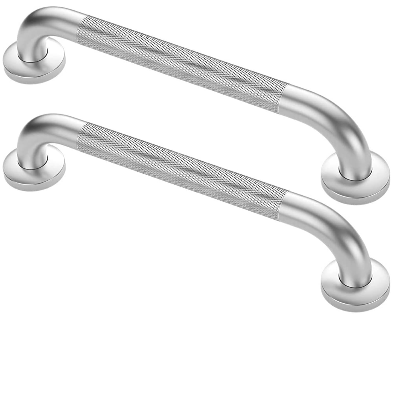 agarraderas baño Barra de Apoyo para Ducha de Acero Inoxidable, 2 Unidades, Antideslizante, de 16 Pulgadas, para bañeras.
