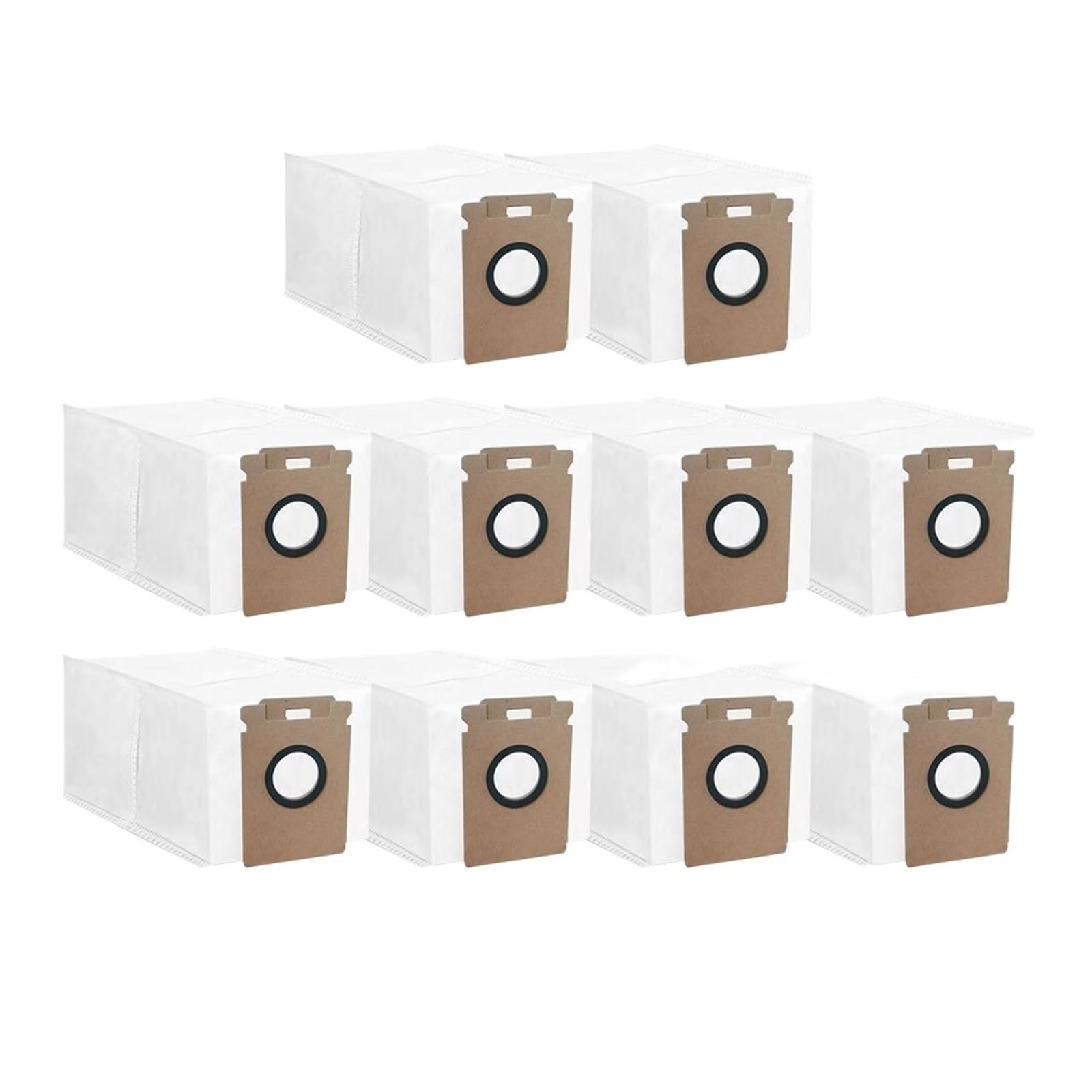 Kvcccss 10Pcs Dust Bag，Compatible For Roborock ，H60 Hub Ultra/H60 Hub Pro Vacuum Cleaner(10Pcs)