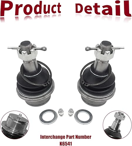 Miniatura 5 de Kit de suspensión de brazo de control superior delantero de 10 piezas, barra estabilizadora, varillas de repuesto para Cadillac Escalade 07-14,