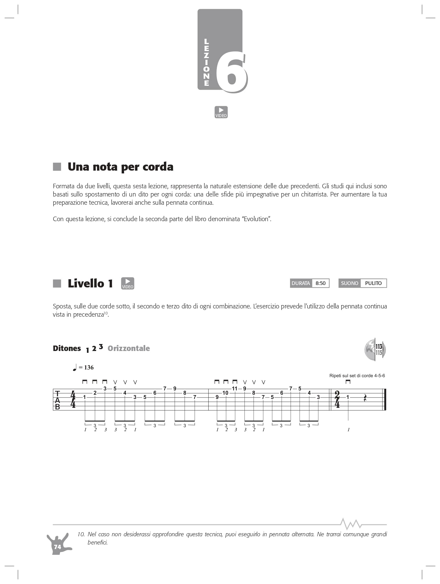 Ditones. Metodo di tecnica chitarristica. Con video in streaming. Con audio in download