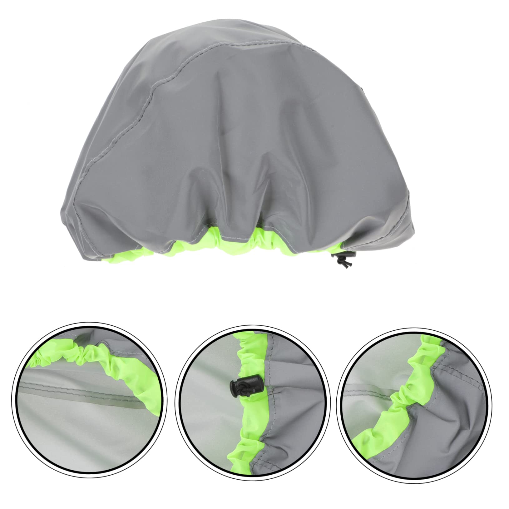 BESPORTBLE Cubierta de Casco de Bicicleta Casco Impermeable Soporte de Pared joyería portátil Soporte de Sello Protectores Manga de Reflectante Manga Protectora del Nylon