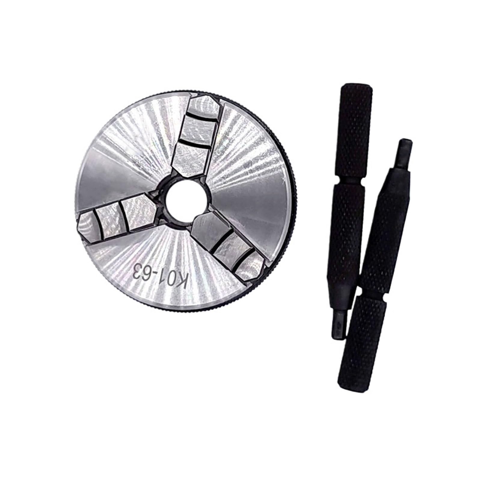 K01-63 63mm Mini 3-Jaw Self-Centering Lathe Chuck Woodworking Tool