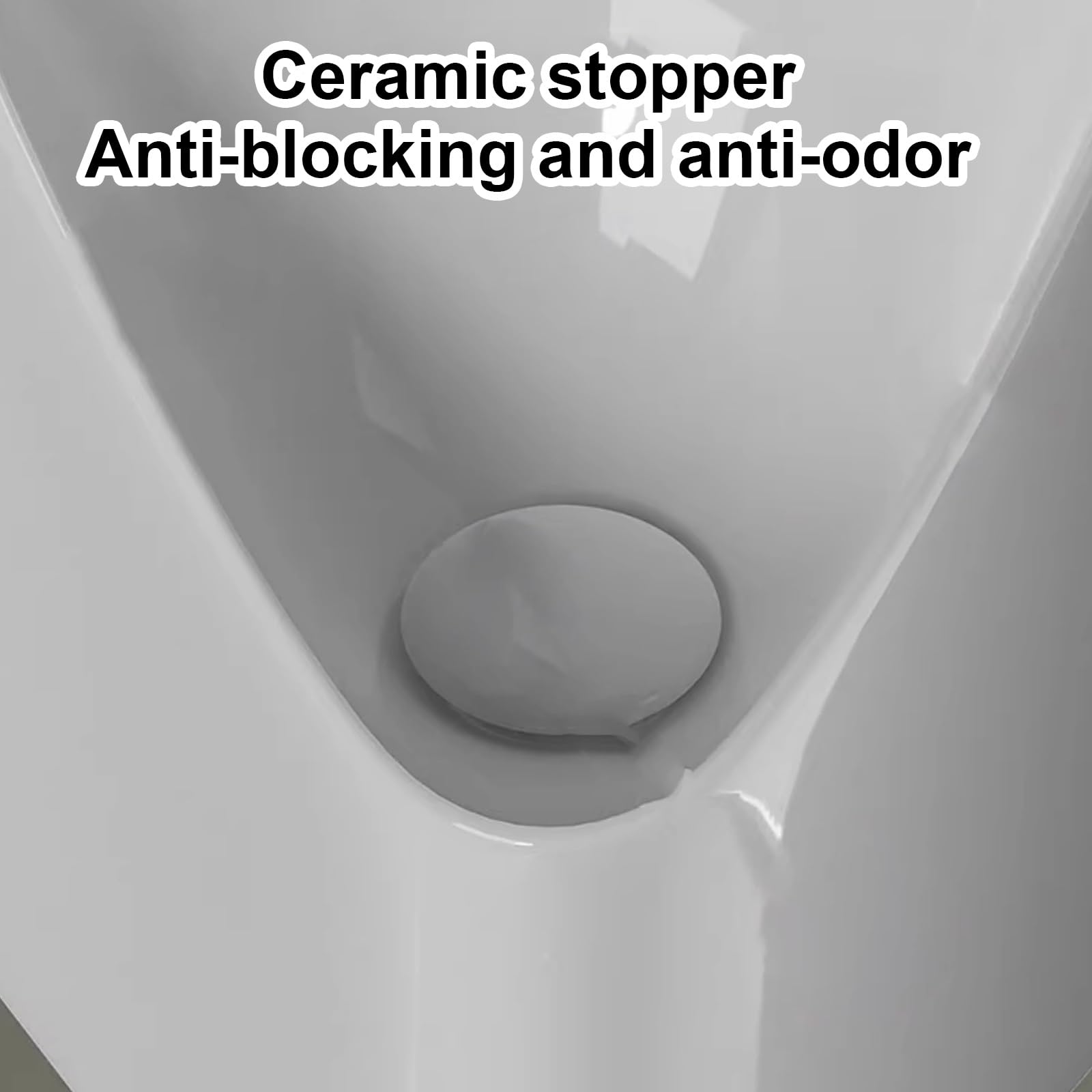 Urinatoio da Uomo, Orinatoi Angolari for Uomo Antigoccia, Orinatoi In Ceramica a Parete con Pulsante di Scarico, Orinatoi for Bagno Maschile, for uso Domestico/commerciale