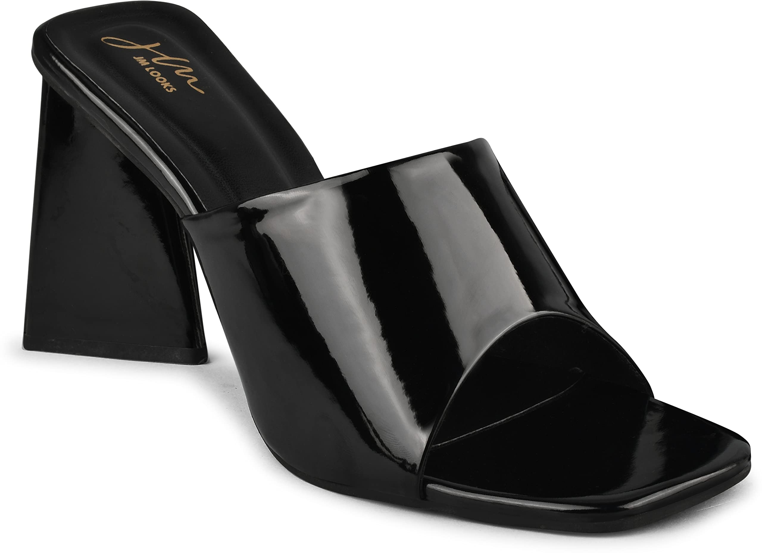 JM LOOKS Block Heel Sandals For Womens & Girls PT-1-Black-41-X (B0C4Y7LB6M) Amazon Price History, Amazon Price Tracker