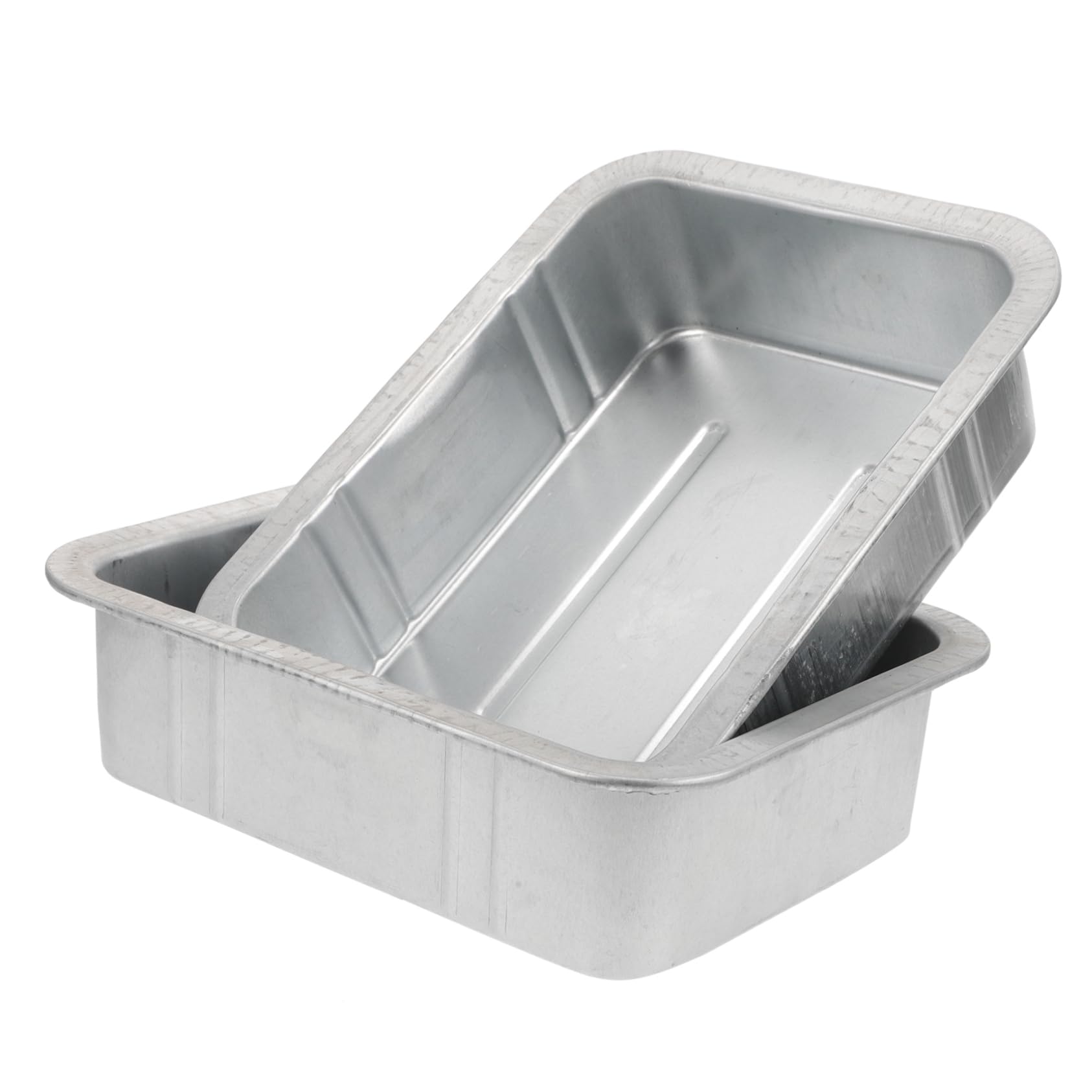 Ciieeo 2 Pièces D'huile Drain Plateau Bac à Huile Réparation Nettoyage Faire Le Ménage Poêle Égouttoirs pour Bac De Vidange D'huile De Voiture Acier