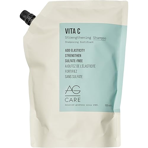 AG Care Vita C Vitamin C Sulfate-Free Strengthening Shampoo, 33.8 Fl Oz