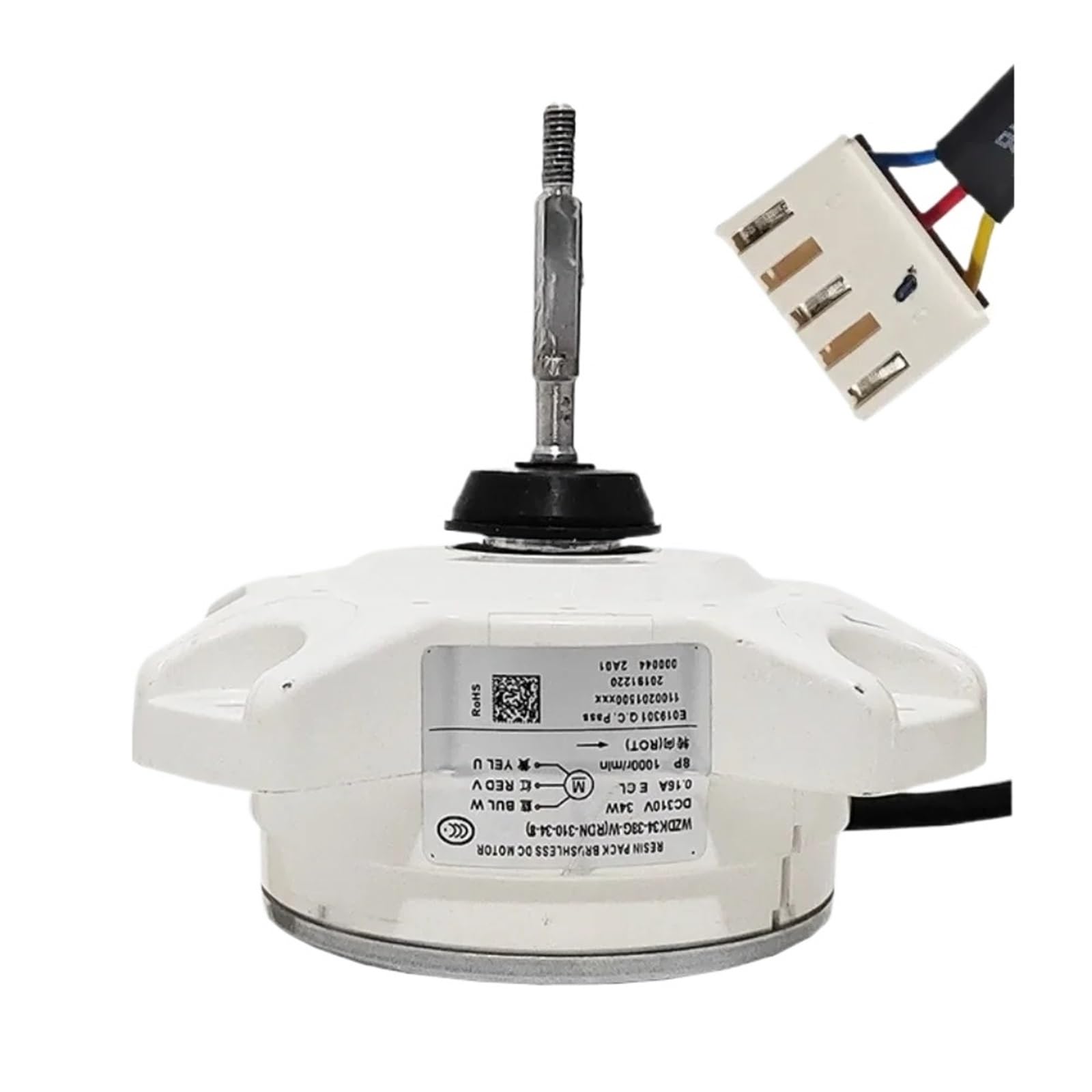 BONZMXDKHQ 1pcs WZDK34-38G-W RDN-310-34 DC310V Outdoor Unit DC Fan Motor Air Conditioner Conditioning Spare Parts