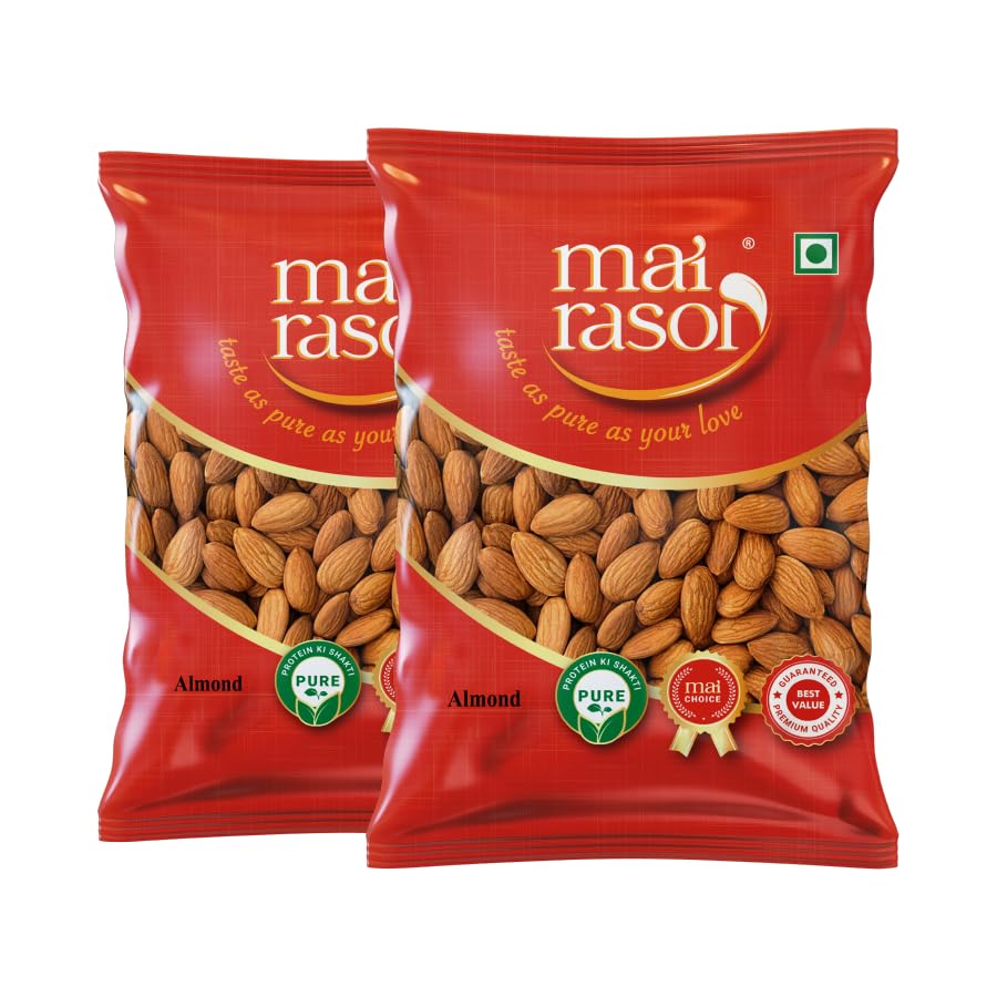 MAI RASOI Popular Almond Badam 1 Kg, Pack of 2 (B0CM3FD2DS) Amazon Price History, Amazon Price Tracker
