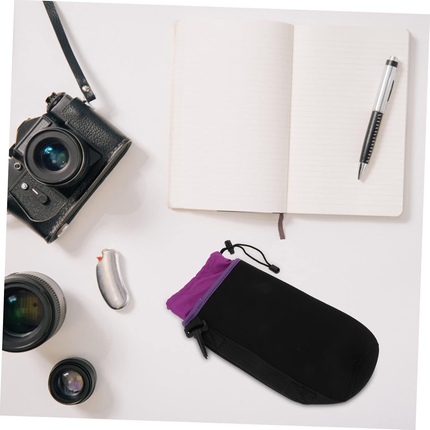 ARTIBETTER Neoprene Xl Camera Lens Pouch Shockproof and Flexible Protective Case for and Mirrorless Lenses for Outdoor Photography and Harsh Weather Conditions