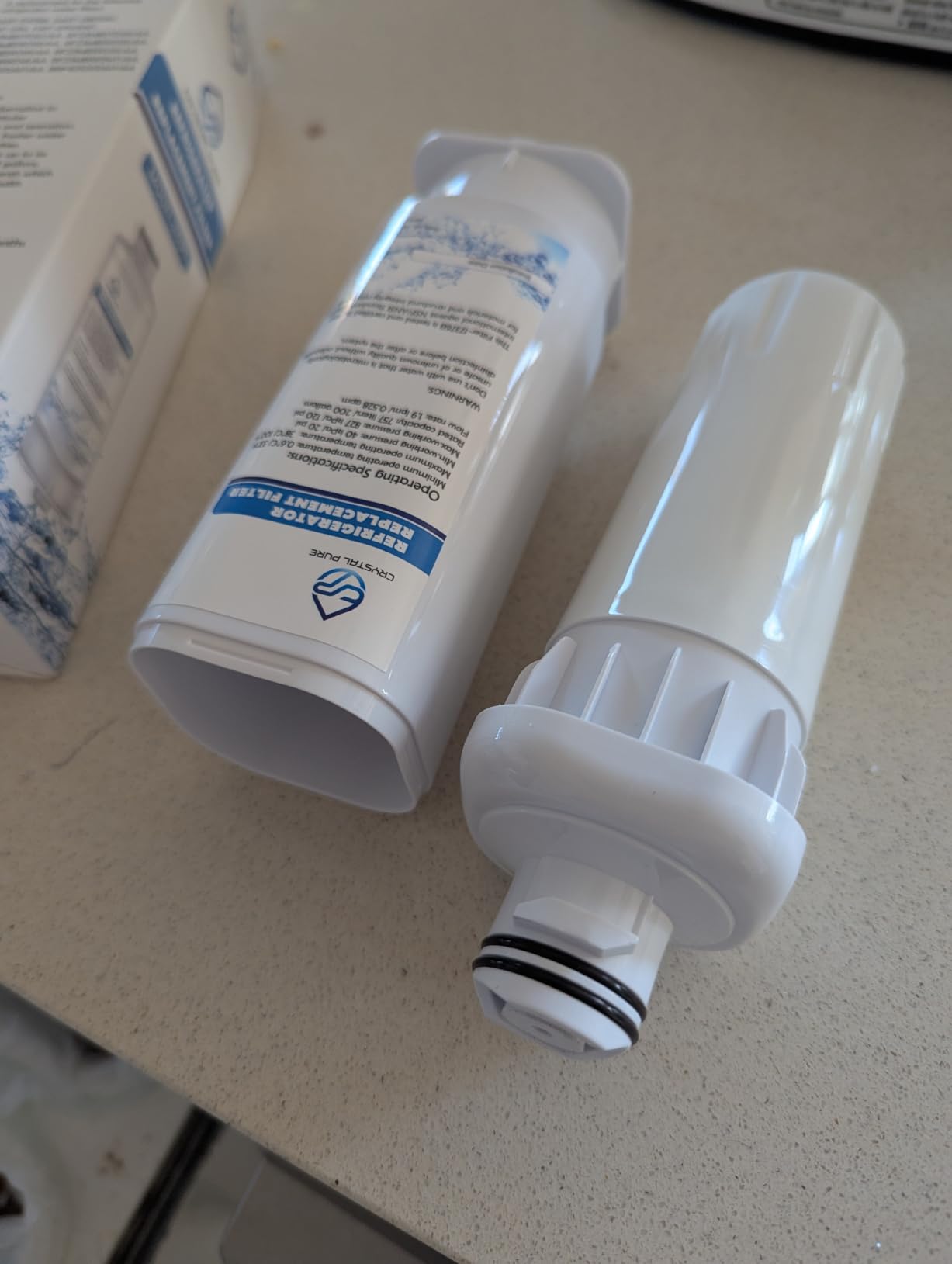 Crystal Pure DA9717376B Replacement Water Filter for Samsung HAFQin