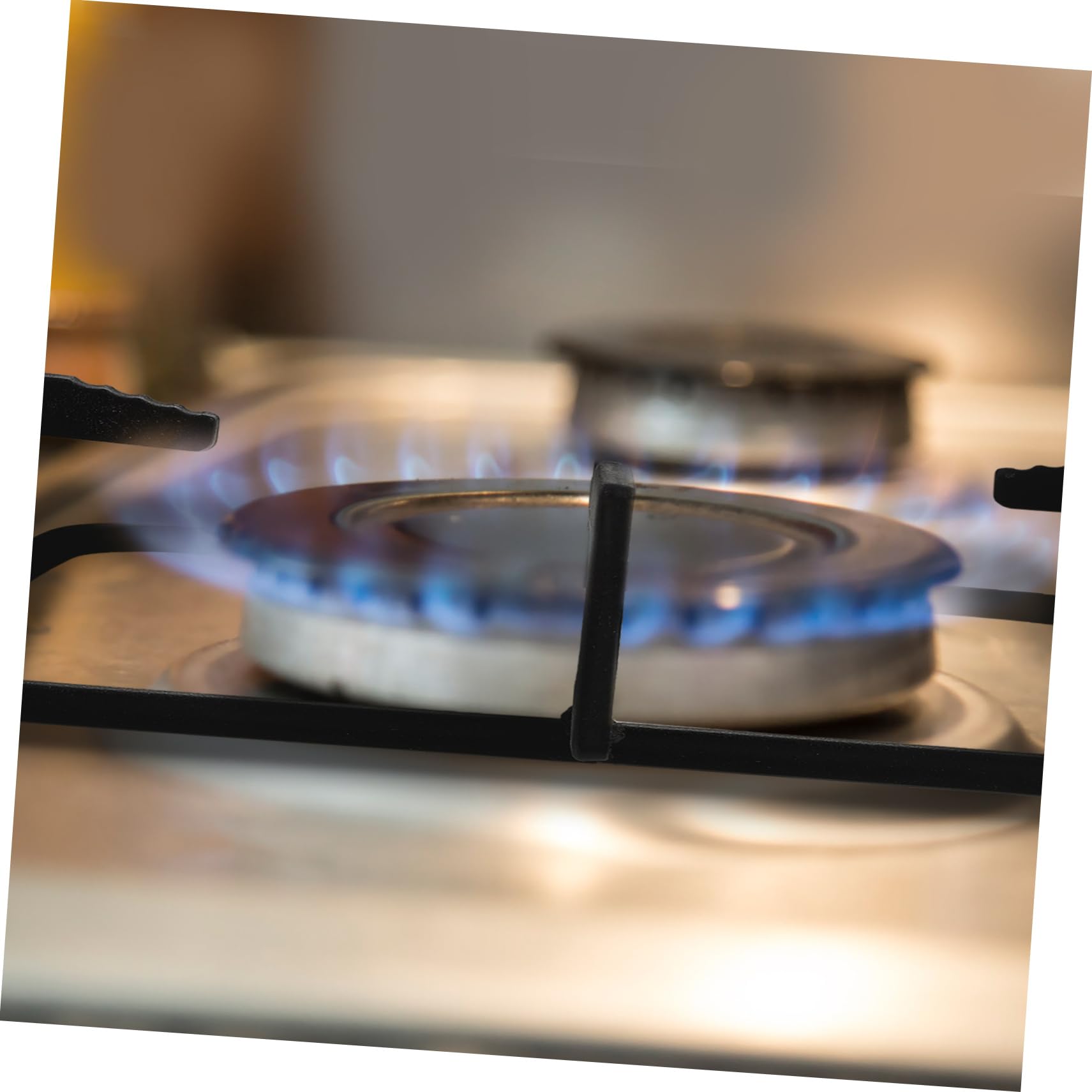 Housoutil 1 pieza Soporte de Gas para Cocina Rejilla Antideslizante para Hornillo Accesorio Resistente Altas Cocinas de Gas Limpiar y Almacenar