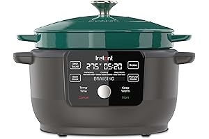 6-Quart 1500W Cast Iron Slow Cooker from Instant Pot