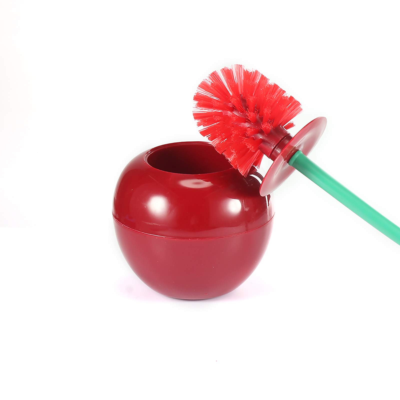 Toilet Brush with Holder, Deep Cleaner Hygienic Toilet Brush with Flexible Bristles - Image 3