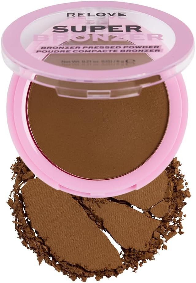 Makeup Revolution Super Bronzer, Gobi Brown – Ultra-Matte Bronzer for Face & Body, Long-Lasting, Buildable Formula
