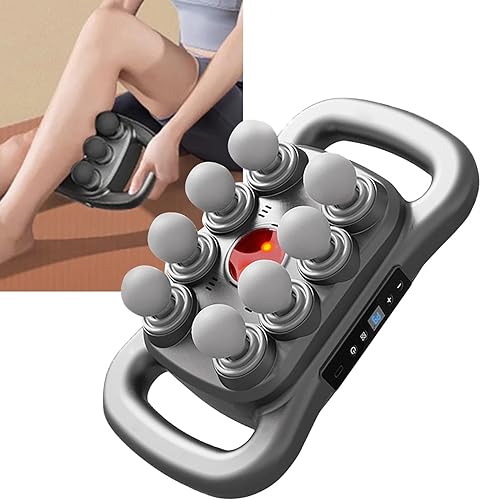 Husband 2.0 Knot Buster, masajeador de 16 bolas, 30 niveles de intensidad y 3 modos inteligentes, 16 pistolas de masaje de cabeza de tejido profundo