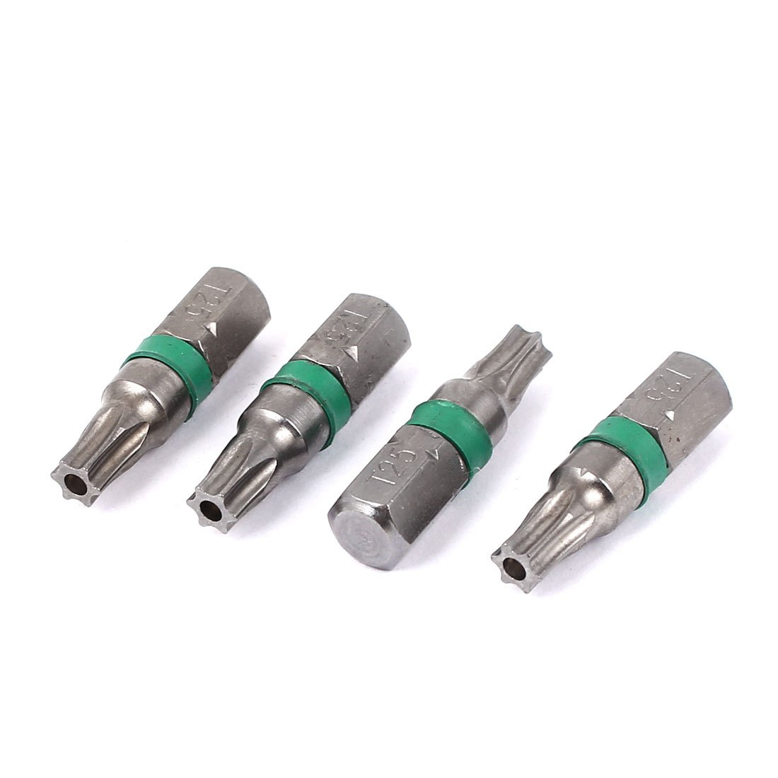 Uxcell Gray Sourcingmap 1/4-Inch Hex Shank T25 Torx Security Screwdriver Bit 25Mm Long 4Pcs