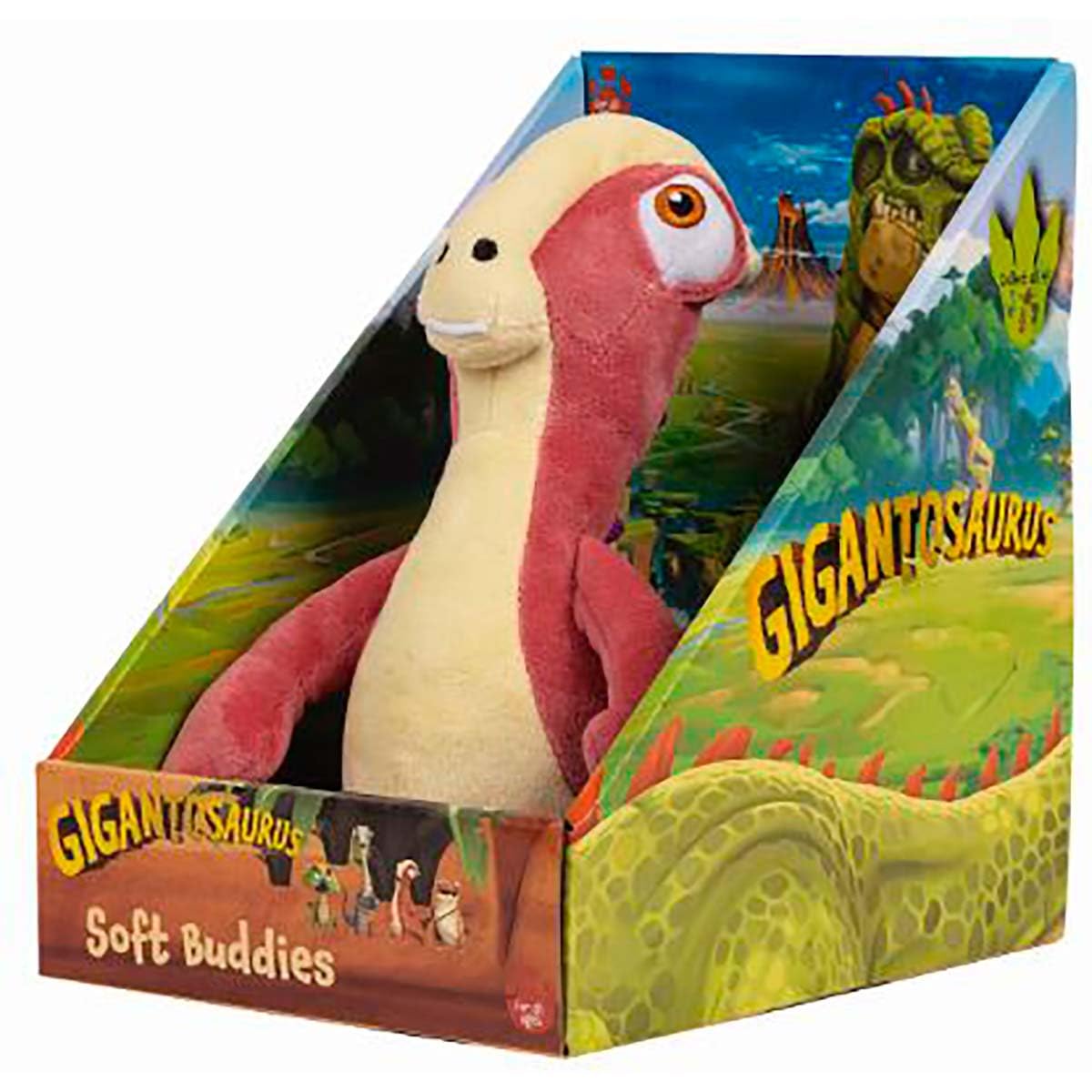 Gigantosaurus, Dinozaur, 25 cm pluszak, losowy model, zabawka dla dzieci od urodzenia, GIOCHI PREZIOSI, GGN04