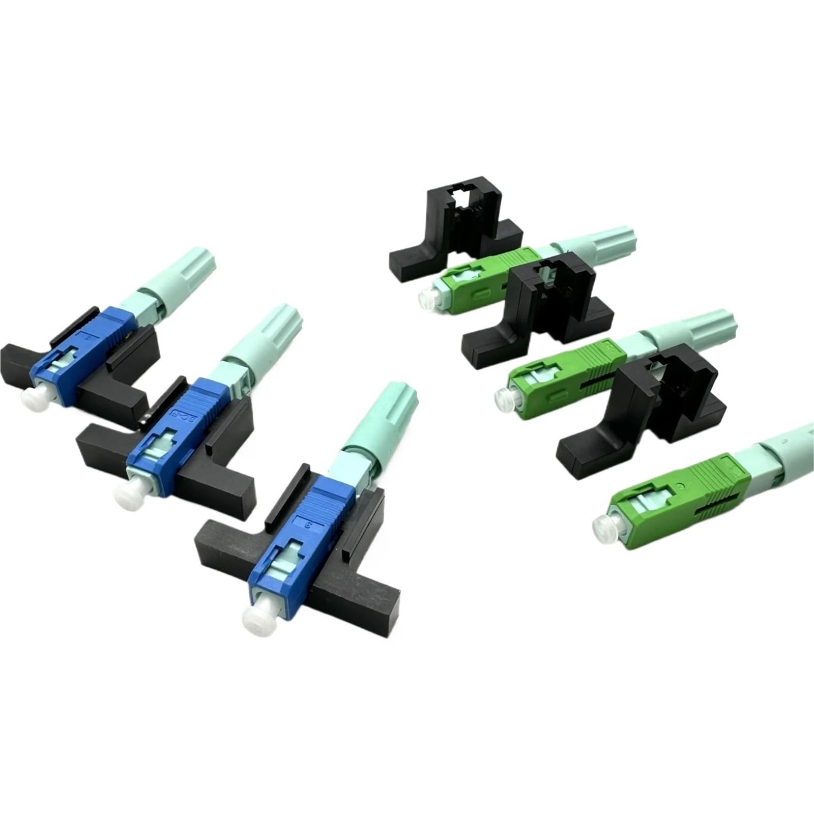 Générique Connecteur Rapide de Fiber FTTH monomode, Bloc de Longueur Fixe LX58 de 58MM SC APC UPC