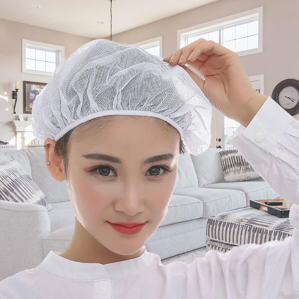 40 Pack Reusable Hair Nets - Food Service Hair Net - Dust- Hair Covers Headwear Hair Nets | for Kitchen, Catering, Food Industry, Laboratories, Protective Hair