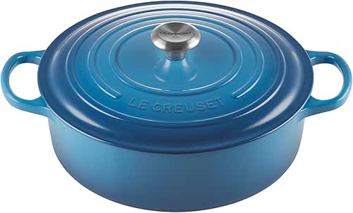 Le Creuset Enameled Cast Iron Signature Round Wide Dutch Oven,