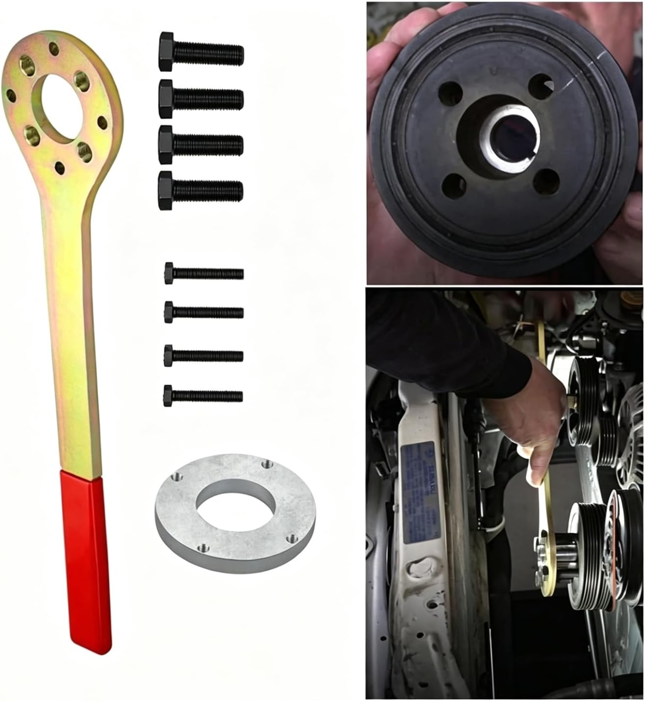 Engine Pulley Holding Wrench Set