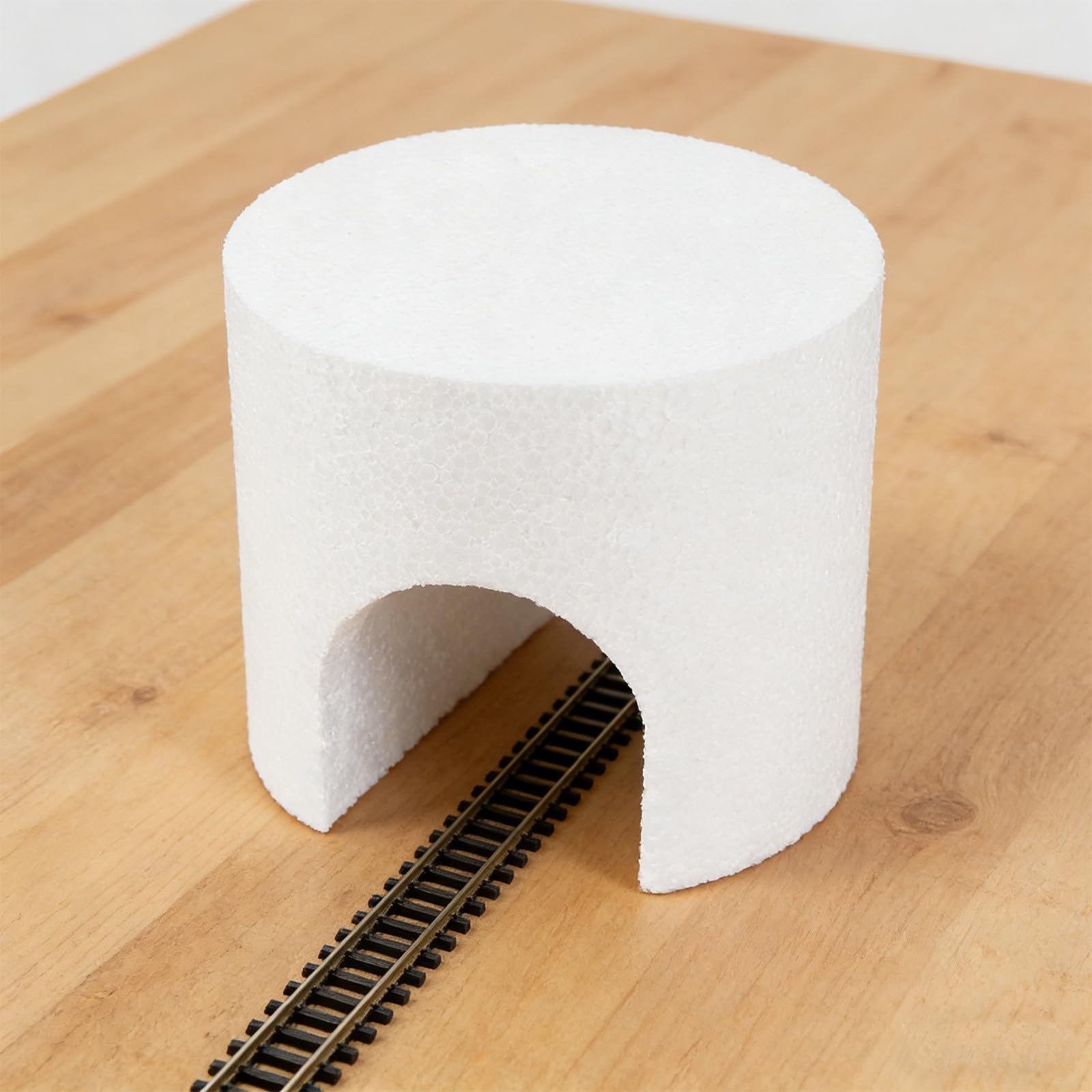 鉄道模型 Nゲージ 発泡スチロールベース Amazon | STOBAZA 白色の発泡スチロール製軽量Nゲージ鉄道トンネル