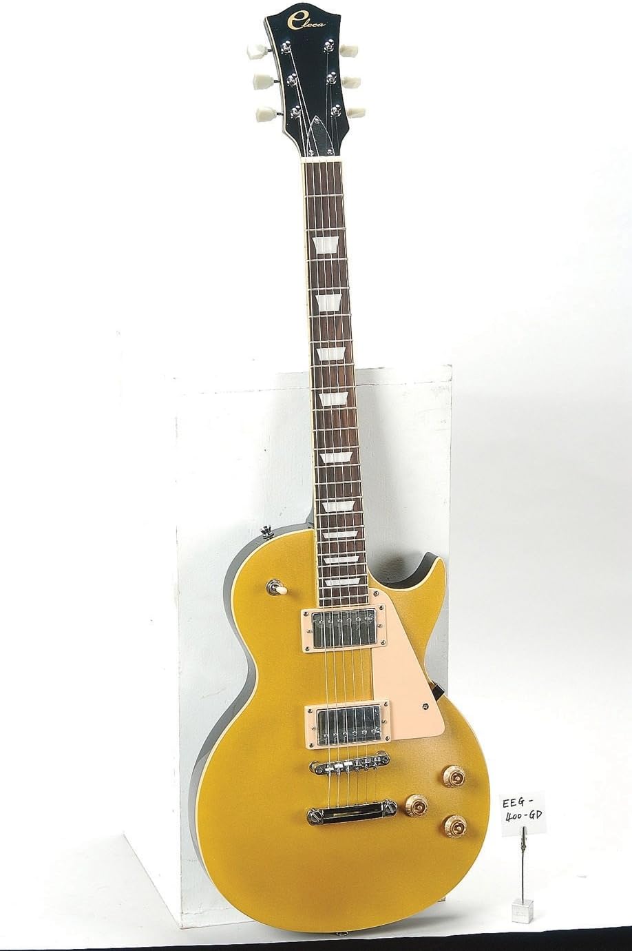 Single Cutaway Electric Guitar-Gold- With 3 FREE AAA Musical Picks