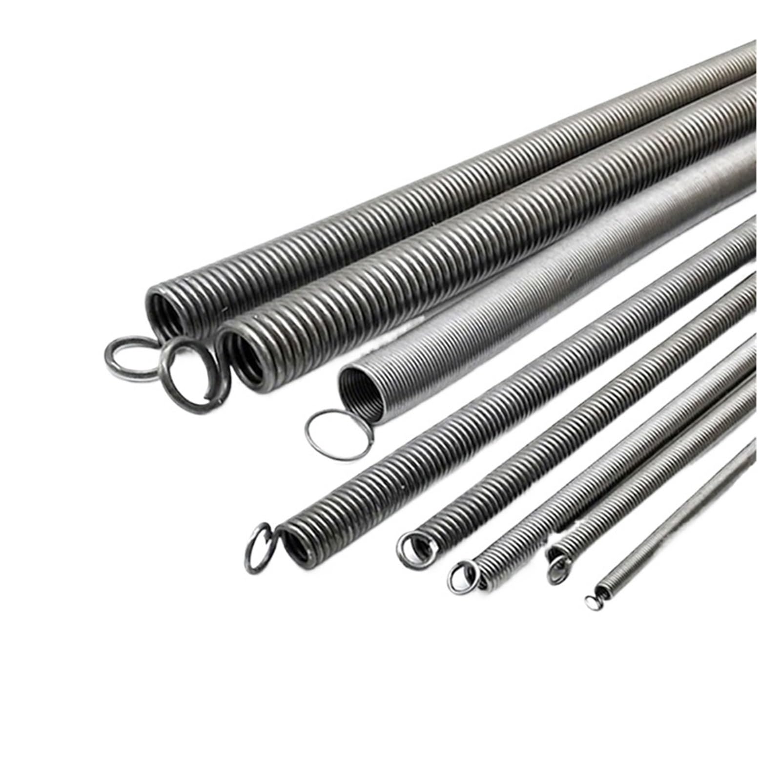 1 m Länge Drahtdurchmesser 0,2/0,4/0,5/0,8 mm Stärke Hakenzugfeder Rückzugfeder Spiralzugfeder T-Federstahl Außendurchmesser 1–12 mm(6mm,0.8mm)