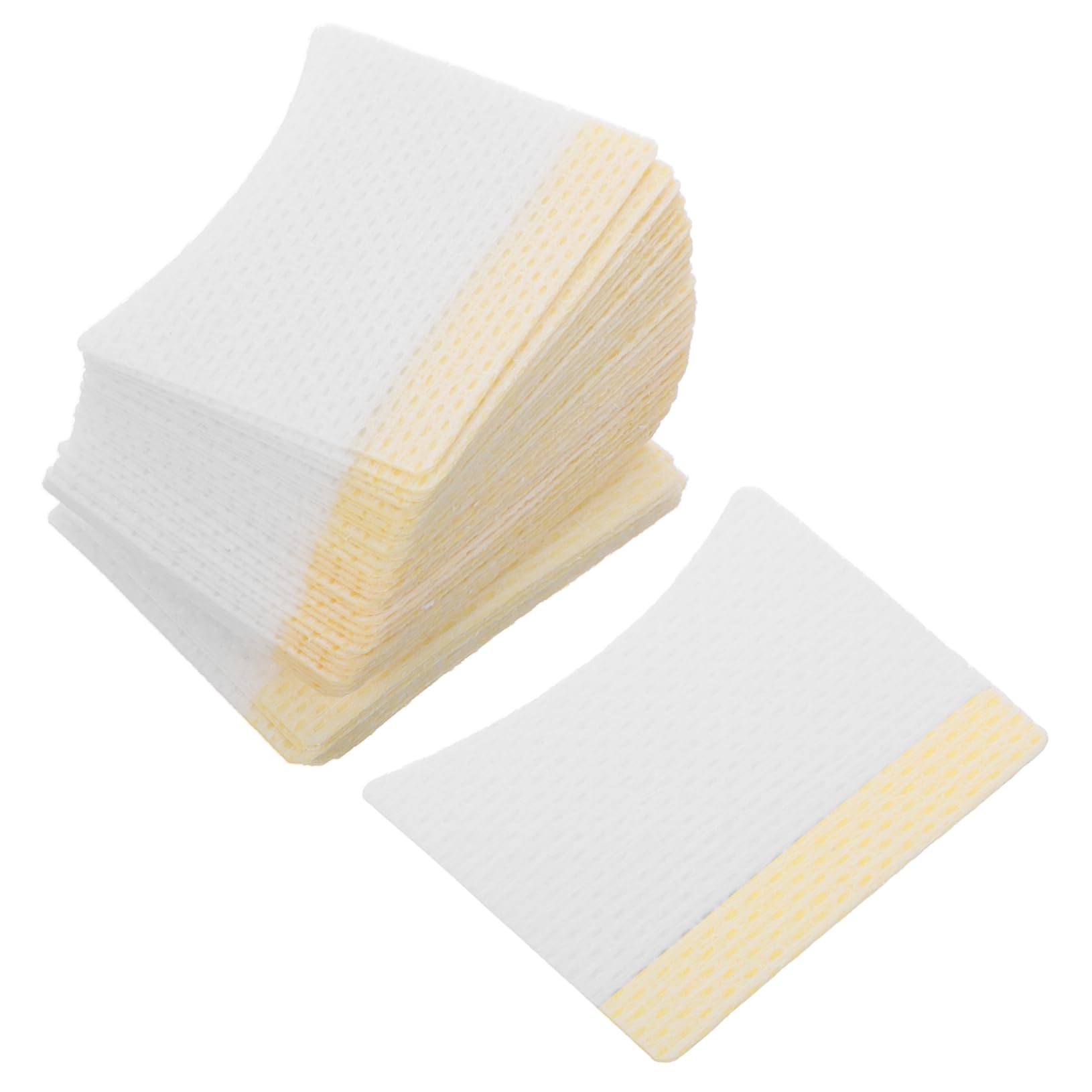 ARTSEWPLY 40pcs Lint- Eyelash Extension Removal Pads Makeup Remover Pads for Face Nails Organic Cotton Rounds Skin Care Tools