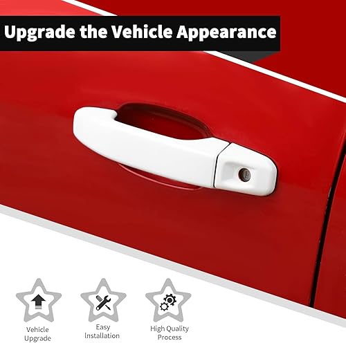 Vista 20 de Voodonala for Chevy Colorado 2014-2022 Car Door Outside Grab Handle Cover Compatible with Chevrolet Colorado GMC Canyon 2014-2022(4Pcs,Black)