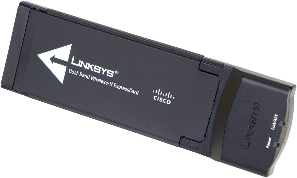 Cisco-Linksys WEC600N Dual Band Wireless-N Ultra RangePlus Expresscard