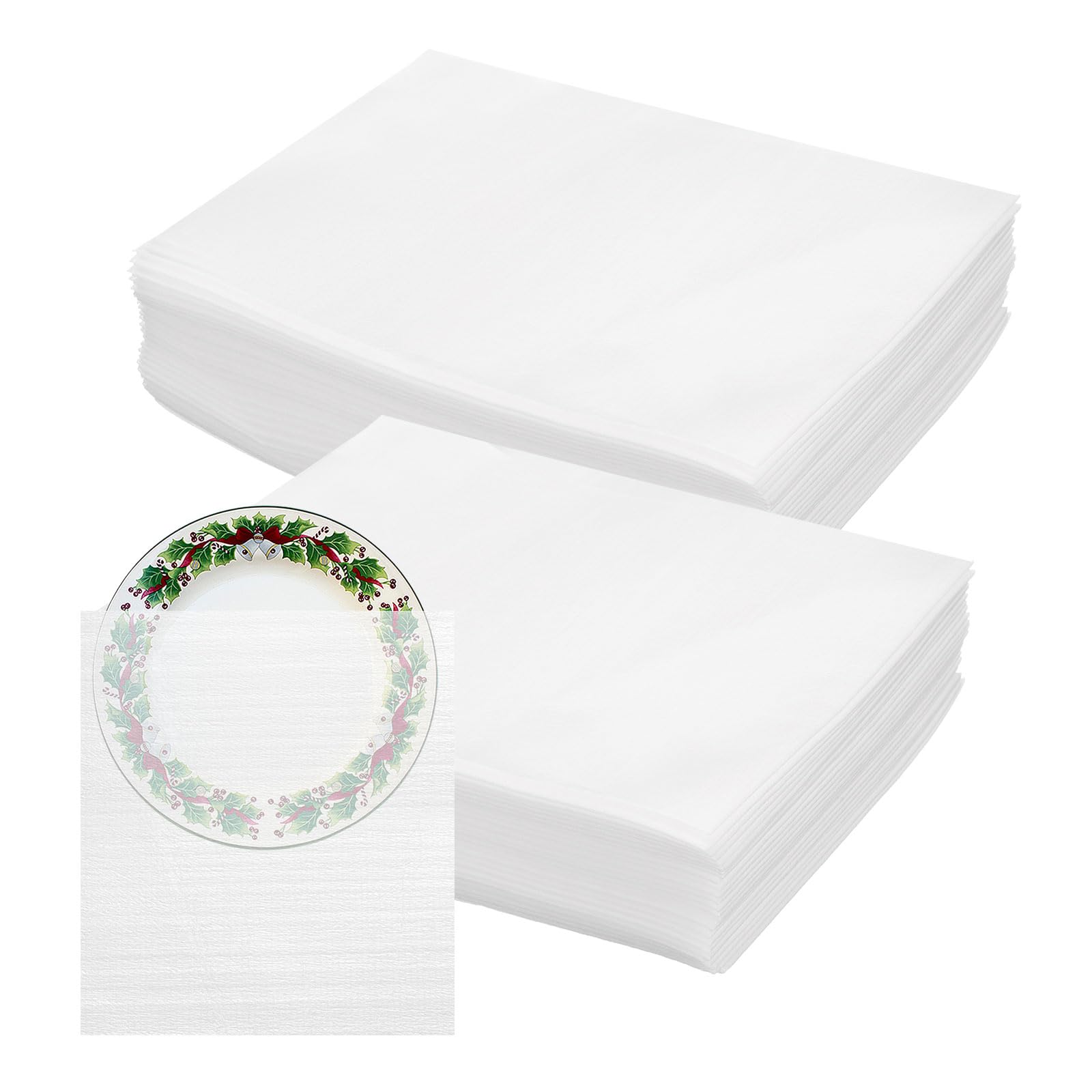 PATIKIL Foam Pouches, (20x25cm, White) (100 Pcs), Foam Cushion Pouches Packing Cushioning Supplies, Suit for - Moving/Transportation/Storage