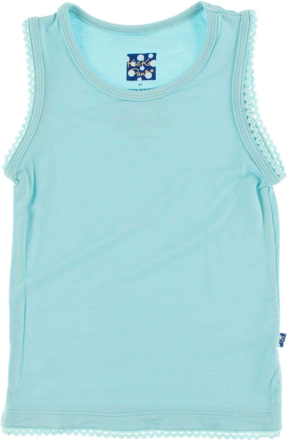 KicKee Pants Solid Scalloped Edge Tank